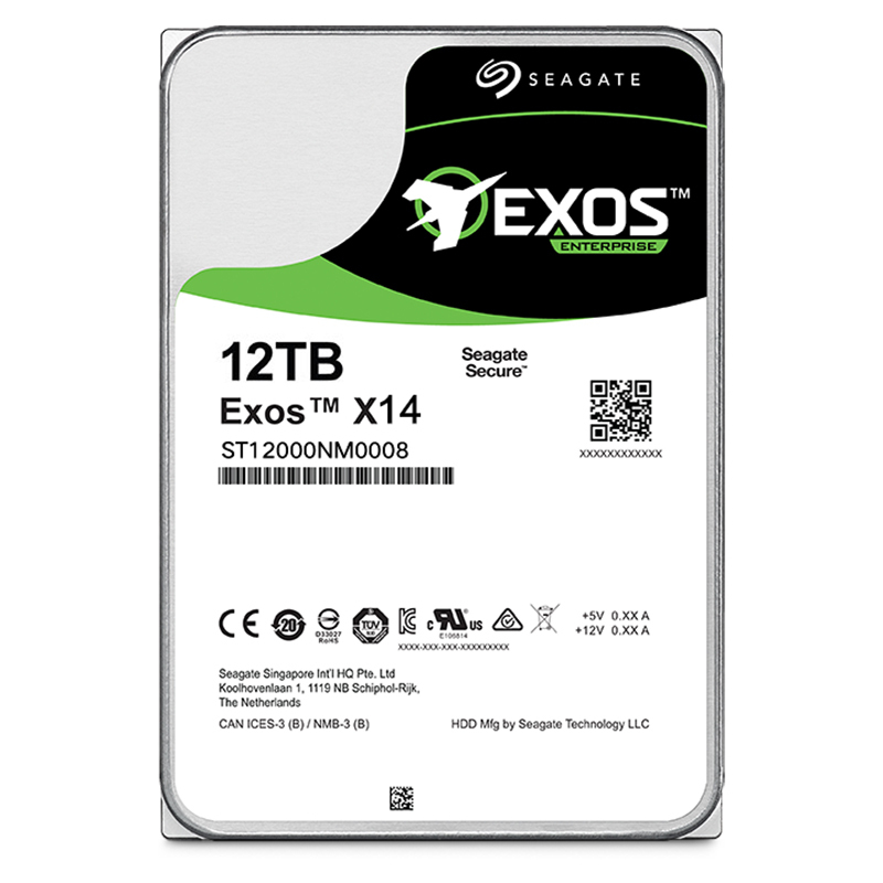 12TB 256MB 企业级硬盘 SATA接口 ST12000NM0008 银河