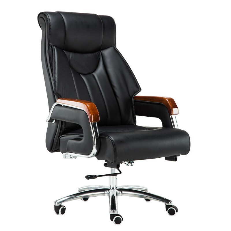 尔迈 电脑椅 家用办公椅 转椅人体工学皮椅子 时尚升降座椅 老板椅高清大图