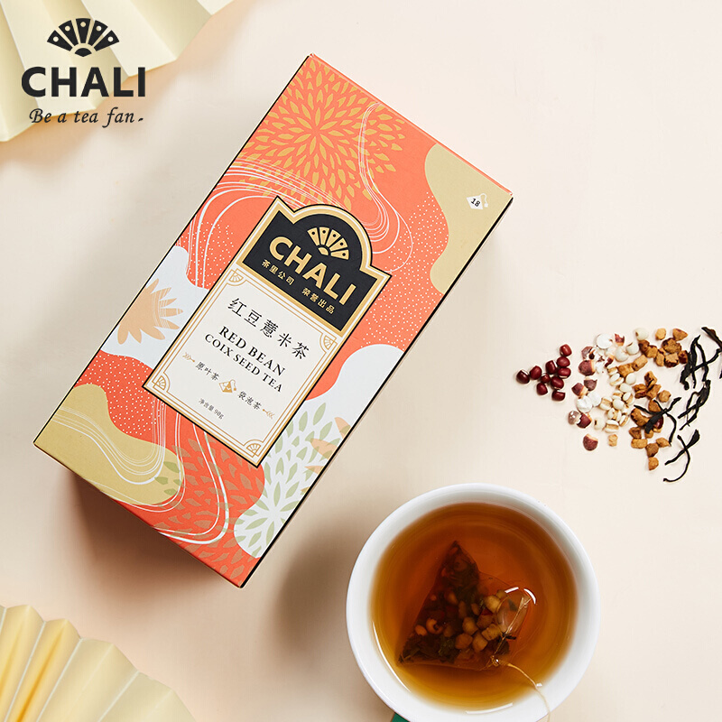 ChaLi茶里 红豆薏米茶 养生茶赤小豆芡实薏仁养生花茶组合袋泡茶18包