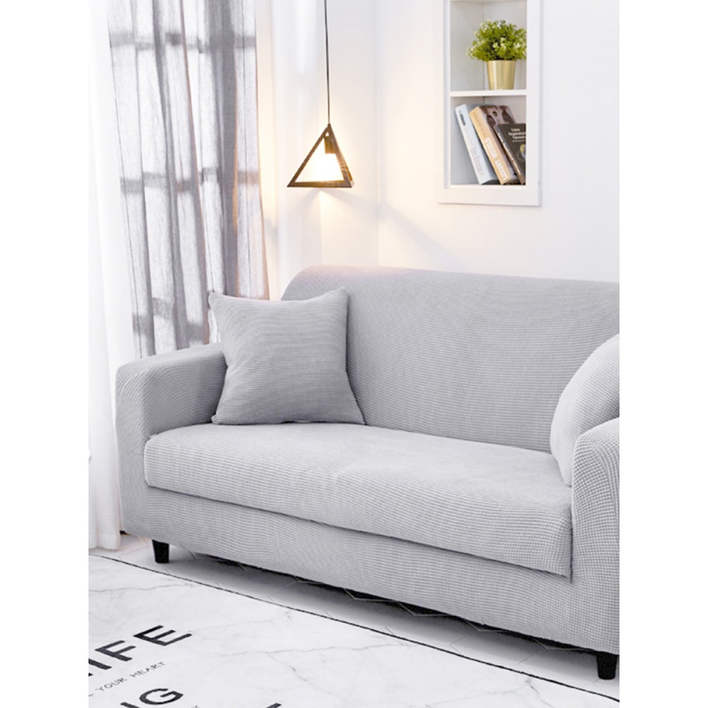 三人双人弹力全包萬能沙发套沙发套罩沙发垫通用全盖布艺 太古咖 M码(测量长度145-185cm适用,一般用于双人位沙发)高清大图