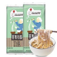 品品好荞麦面条苦荞挂面乔麦面宽细杂粮凉面500g*2袋