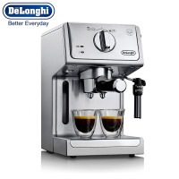 德龙(Delonghi)ECP36.31家用半自动咖啡机 意式浓缩现磨自冰咖啡卡布奇诺奶泡系统办公室细腻打奶泡不锈钢锅炉