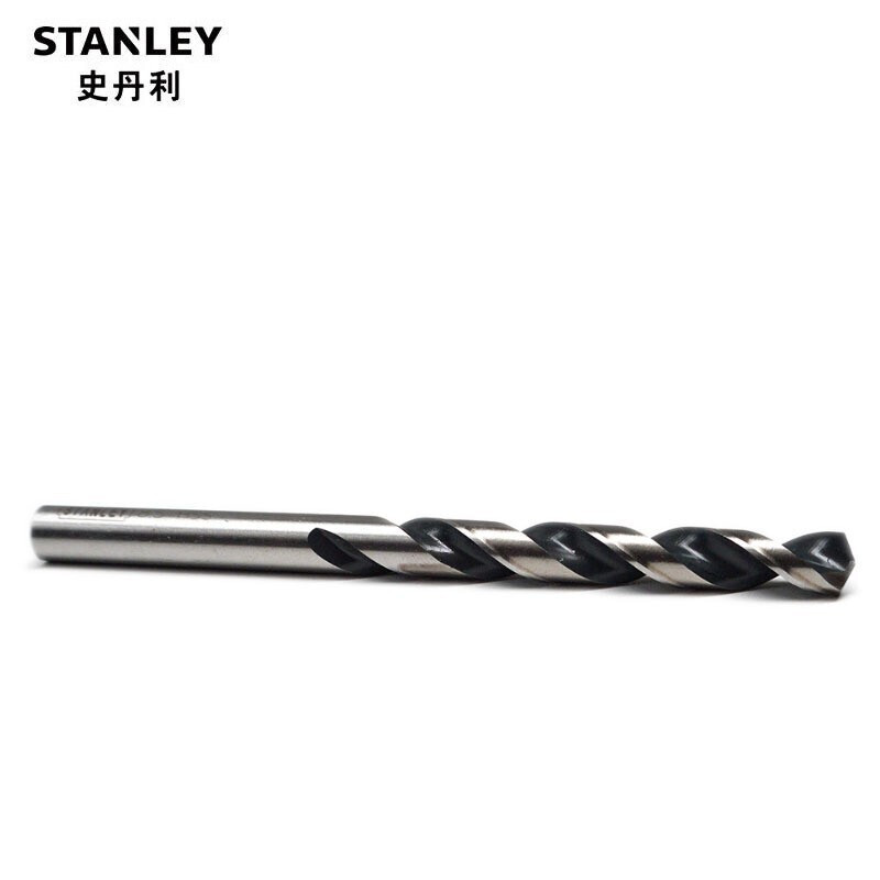 史丹利(STANLEY)5件套HSS高速钢麻花钻头手电钻 冲击钻金属木材塑料钻孔头套装 95-221-23 (8.0MM