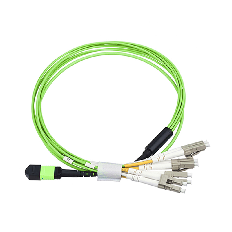 千天(QANTOP)光纤跳线OM5万兆多模100G光模块用集束光纤线1分8芯MPO-LC QT-GXTX526