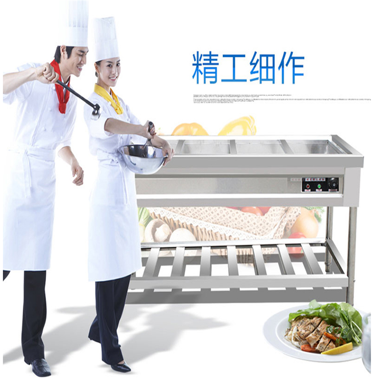 售饭车多功能饭堂蒸菜蒸饭加热保温车