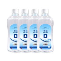 酒精乙醇500ML*4瓶 医用家用杀菌清洁皮肤伤口消毒液体喷雾消毒护理(消)欧洁(OYEAH)