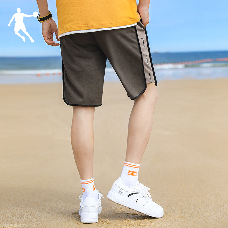 乔丹短裤男新款针织宽松篮球裤正品男士潮流运动五分裤子