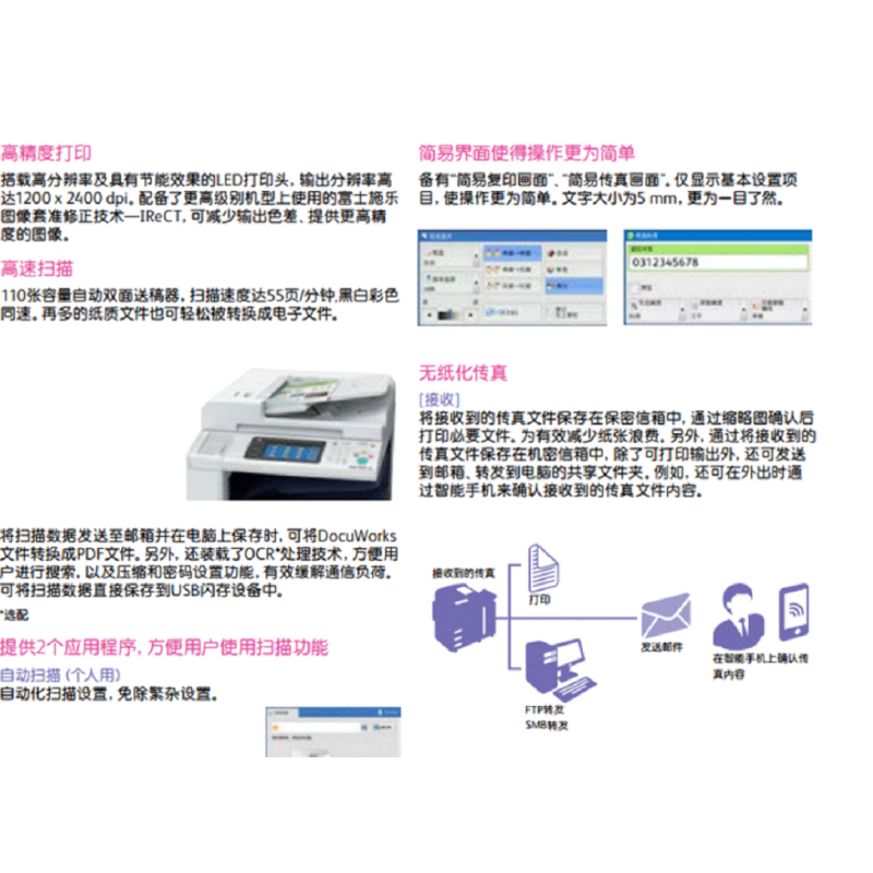 富士施乐(Fuji Xerox)DCC2022CPS 一体机 单台装
