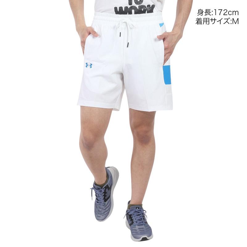 Under Armour篮球运动宽松透气四向弹力防水训练篮球裤男高清大图