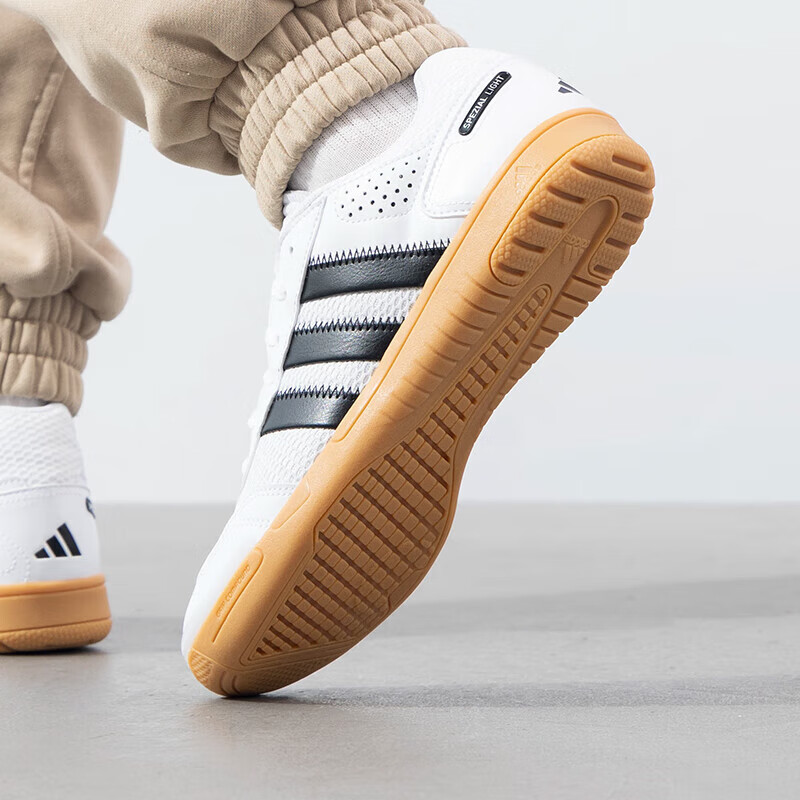 阿迪达斯（adidas）男鞋女鞋新款运动鞋时尚透气T头鞋健身训练鞋板鞋休闲鞋HQ3518 ZP高清大图