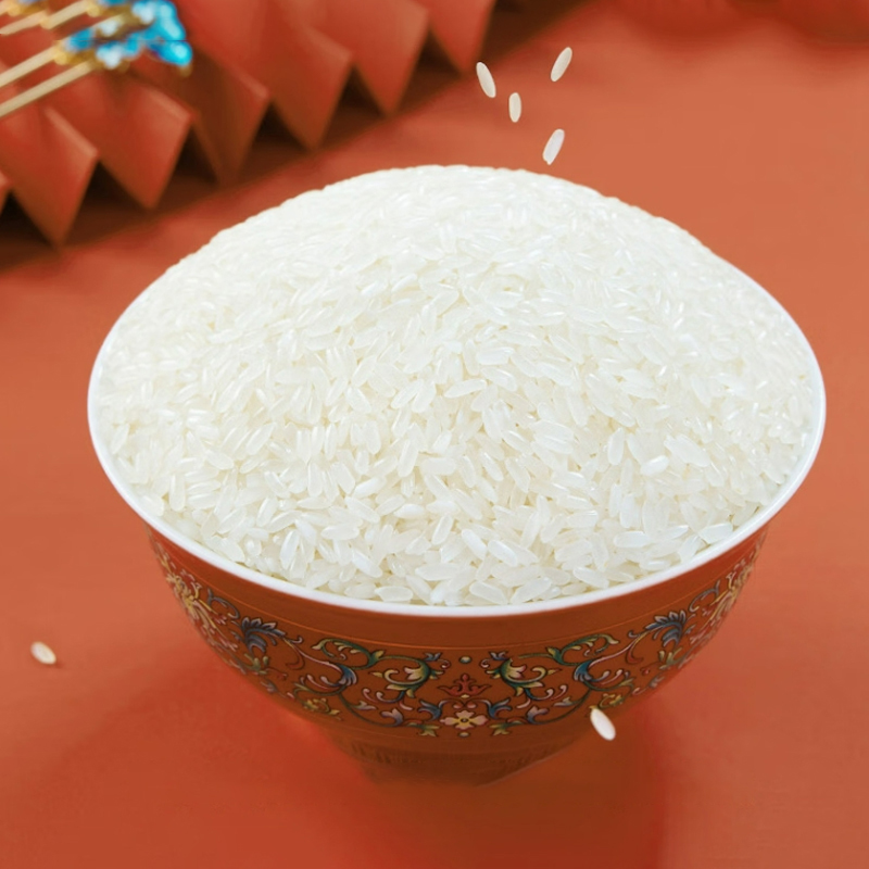 柴火大院五常大米晶莹透亮如珠似玉纤长饱满软糯适口醇香馥郁油光亮丽5kg高清大图