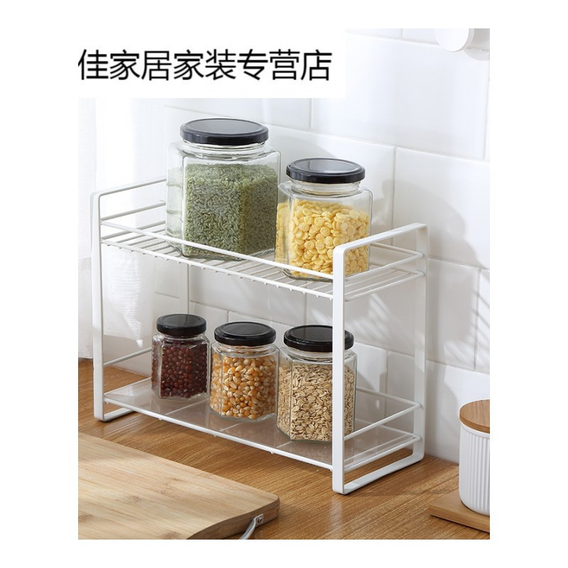 家柏饰(CORATED)厨房密封罐储物罐透明玻璃瓶调味瓶子罐子五谷杂粮收纳盒蜂蜜瓶高清大图