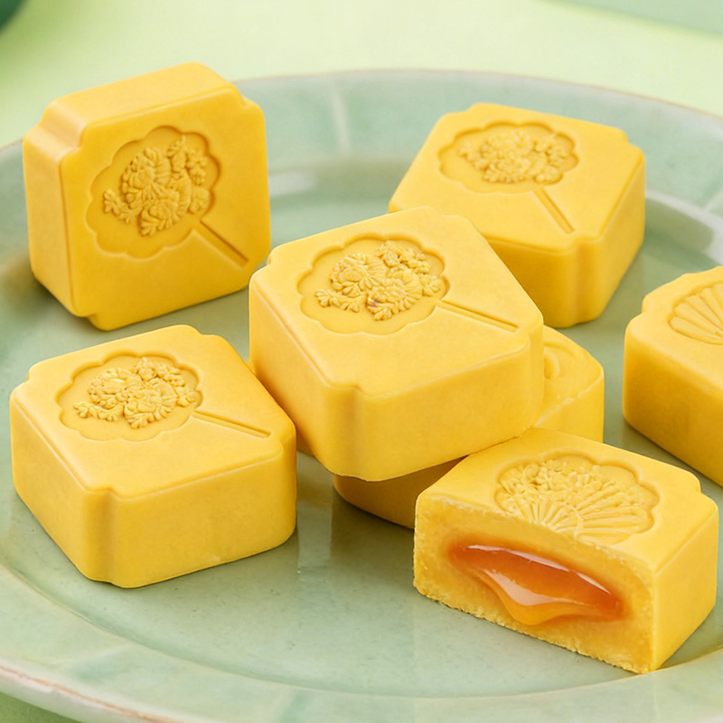 COMEFUN 刻凡 - 奶黄味流心绿豆糕 240g高清大图