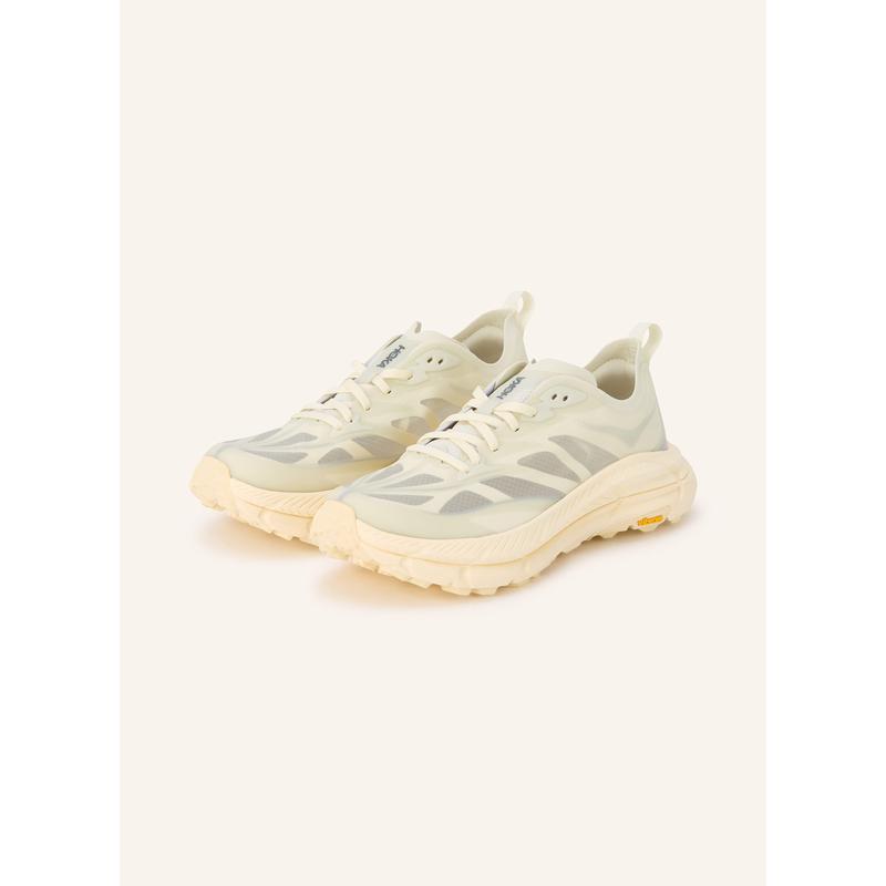 Hoka One One女运动鞋透明细节休闲鞋MAFATE SPEED 4 LITE轻质减震户外鞋 WEISS_/_BEIGE 45