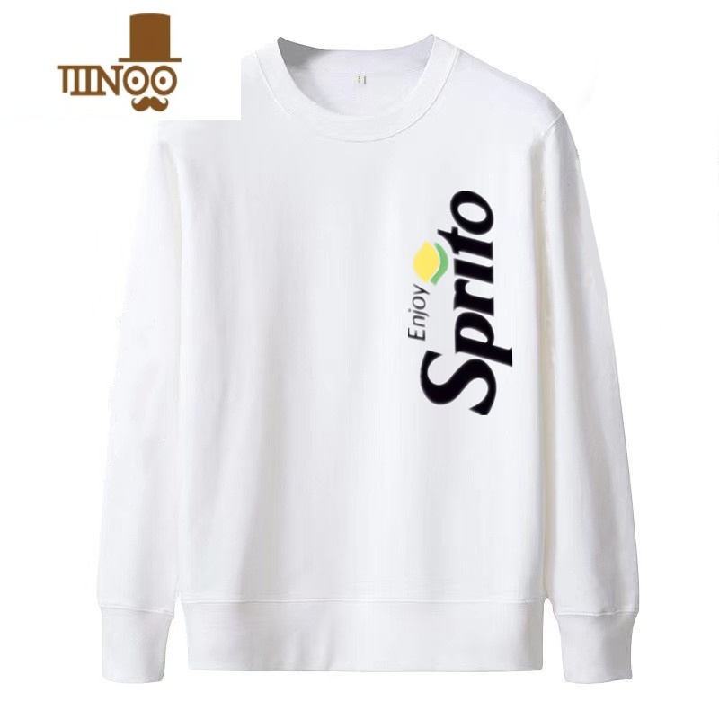 YANXU卫衣男士新款2023时尚长袖t恤潮流帅气oversize宽松情侣上衣服高清大图