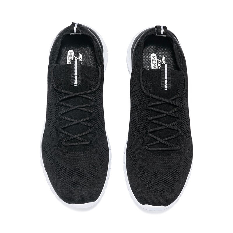 Skechers斯凯奇男鞋一脚蹬透气网面健步鞋懒人鞋 52820