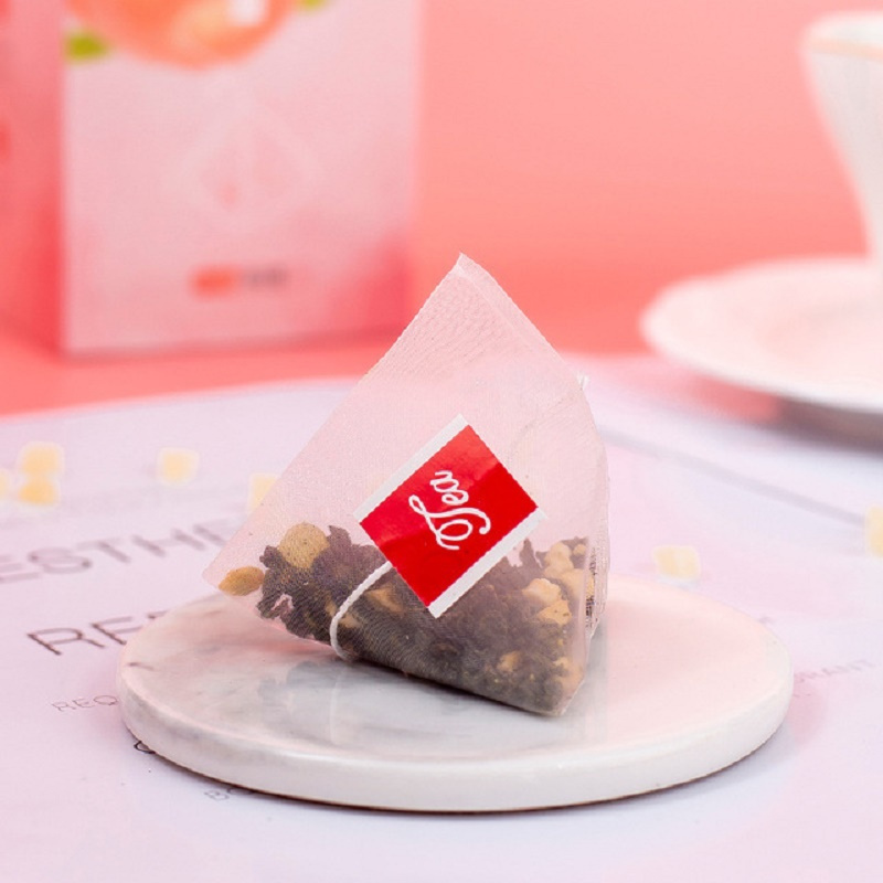 雅丽百花缘 蜜桃乌龙茶80g(20包)三角包袋泡茶 桔茶