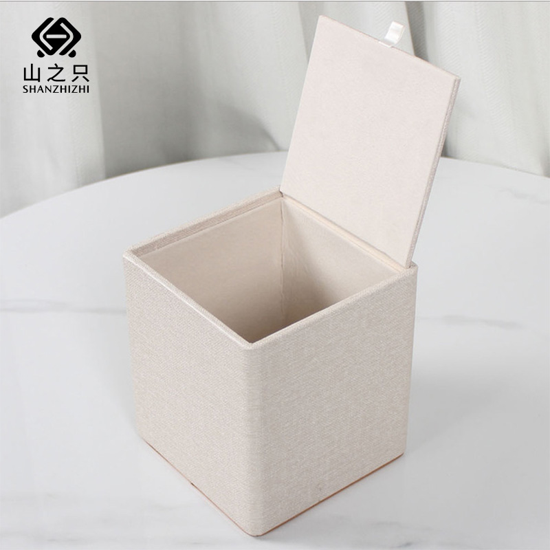 山之只 方形纸巾盒 14*14*14.5cm 个高清大图