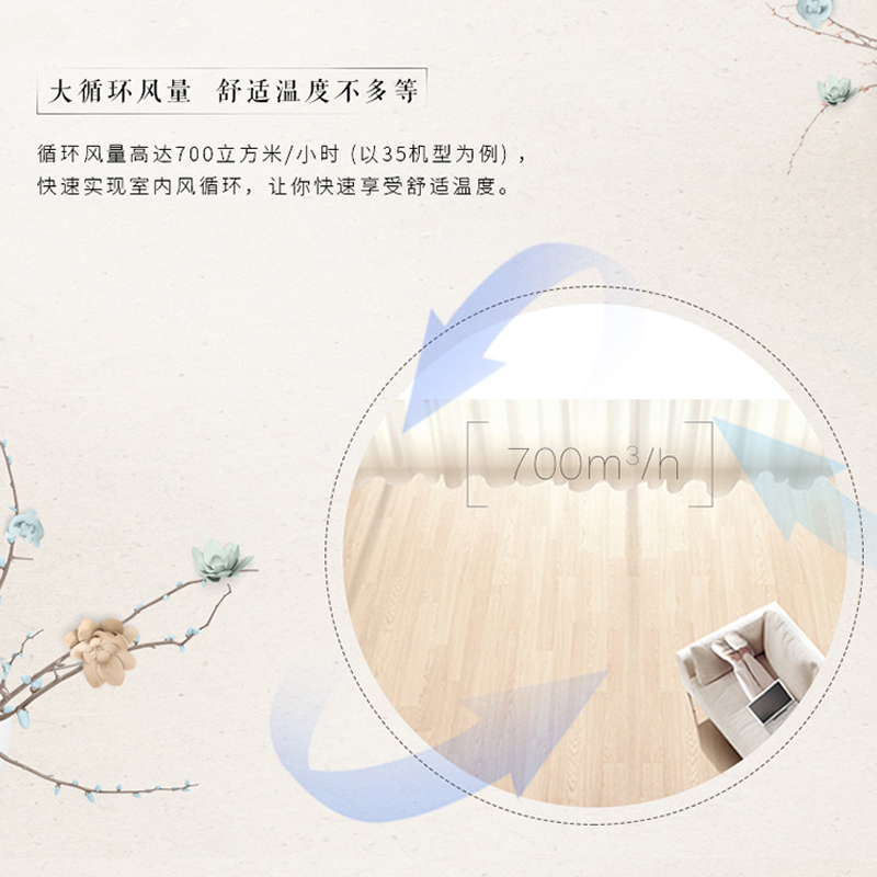 Leader/统帅 大1匹 变频 KFR-26GW/15XBB22ATU1 2级能效 智能 冷暖 家用空调 挂机空调