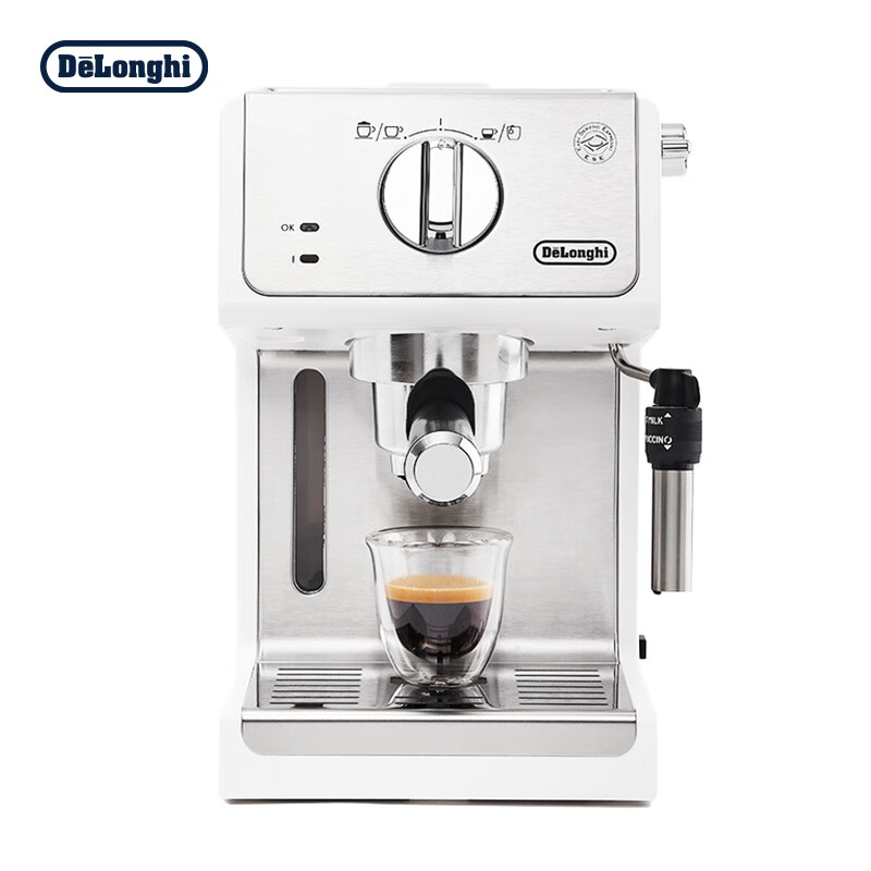 Delonghi/德龙 ECP35.31家用咖啡机办公室意式泵压式半自动打奶泡