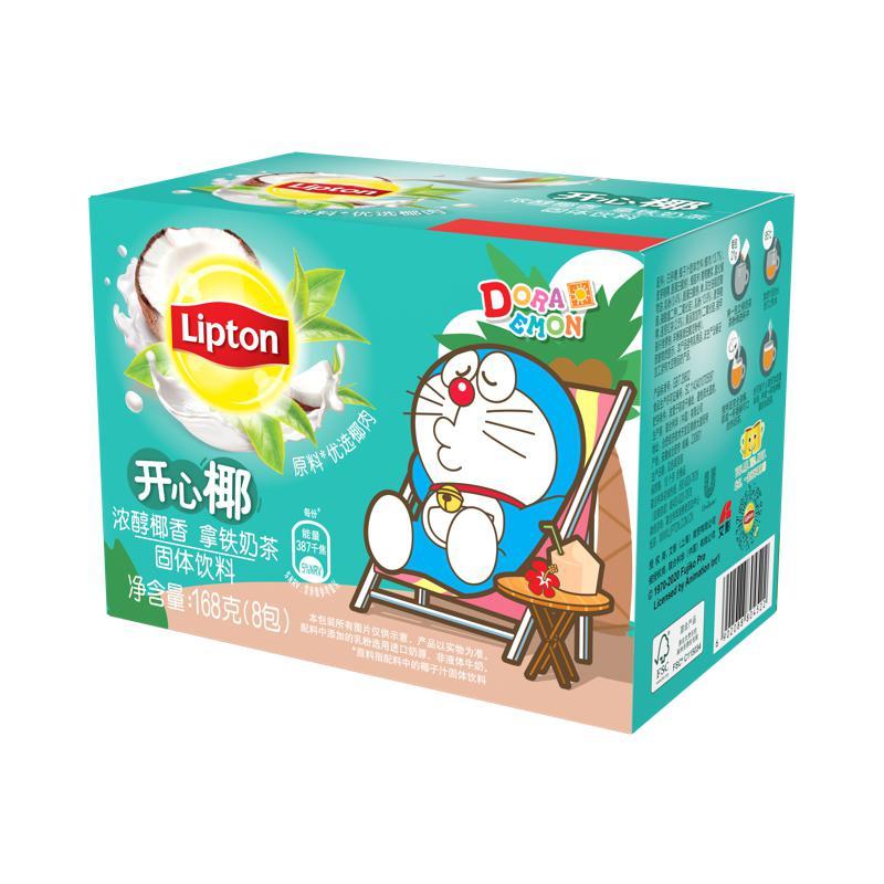 立顿浓醇椰香拿铁奶168g