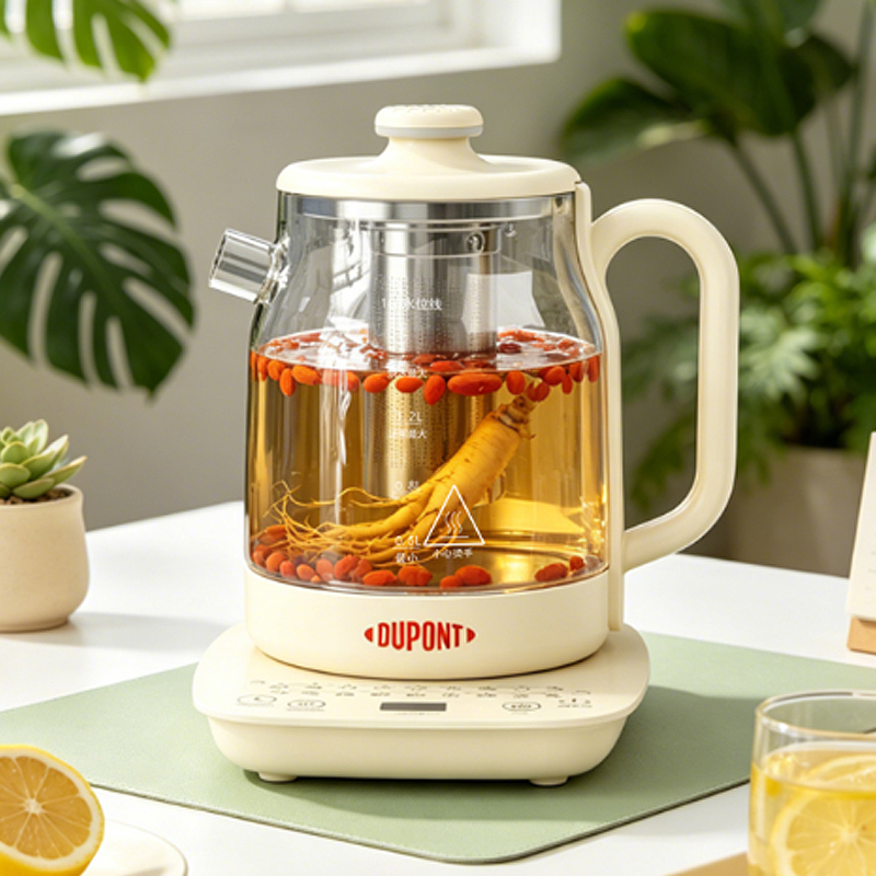 杜邦(DUPONT) 办公居家电热水壶养生壶预约保温烧水壶1.5L PYS-KY0815