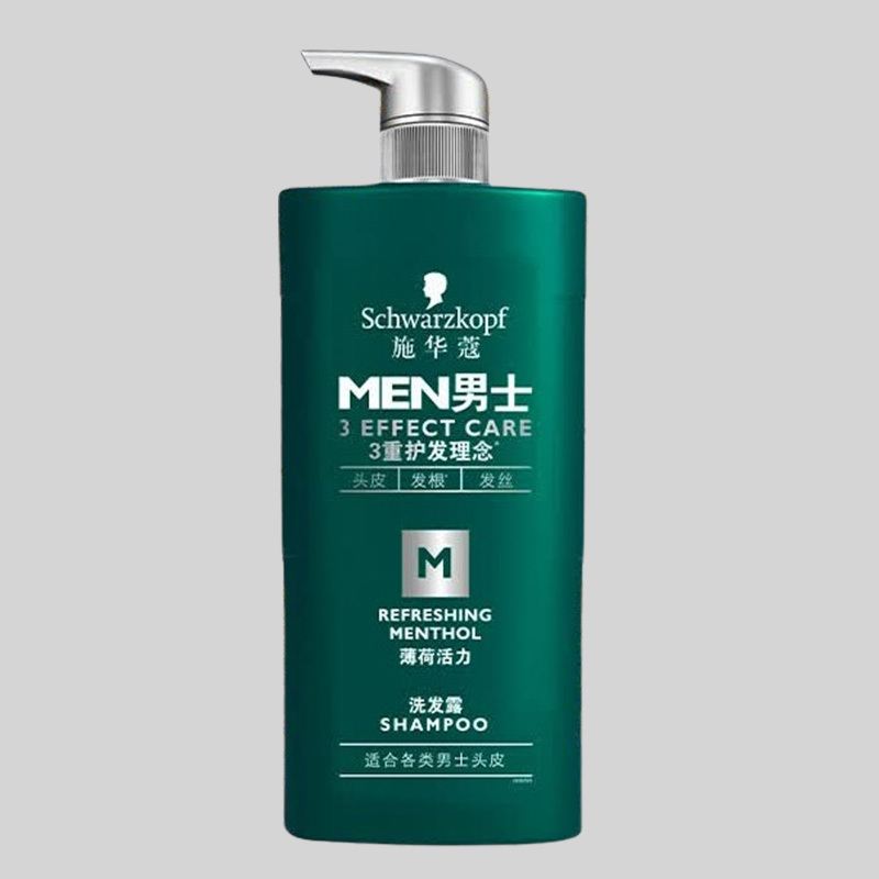 施华蔻洗发露控油蓬松舒缓头皮男士薄荷活力450ML(包装随机)高清大图