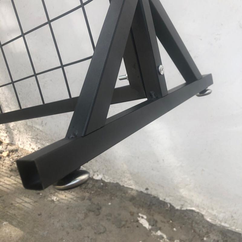 黑色定制尺寸颜色网片网格加粗铁丝网架挂钩网架展示架幼儿园作品展示