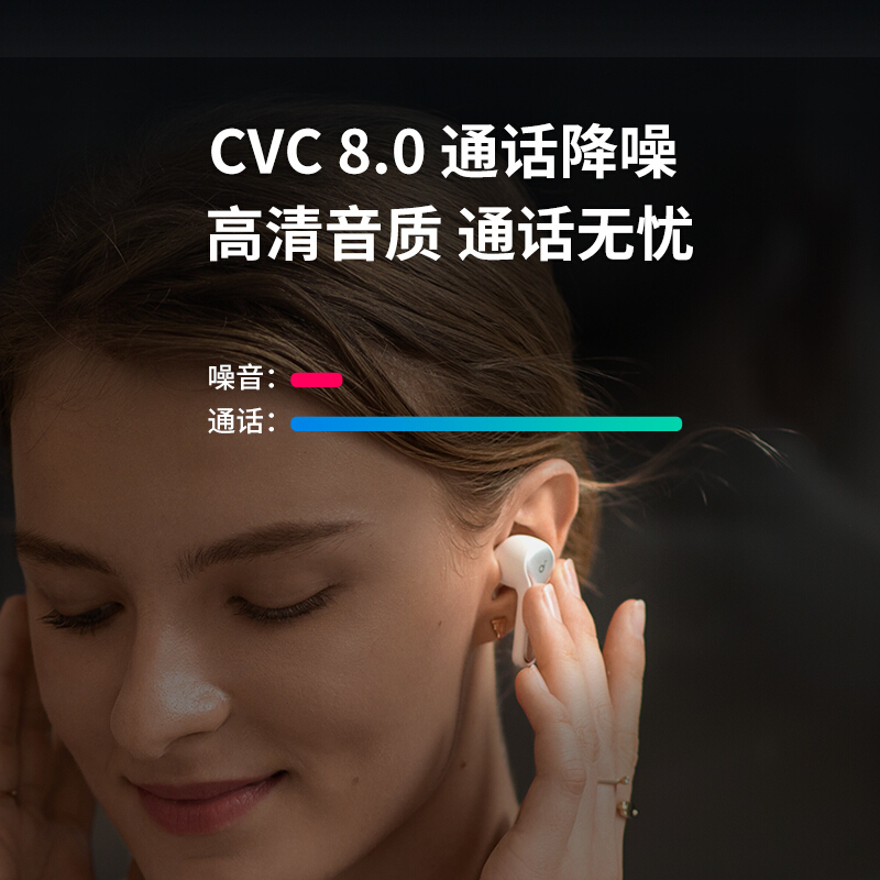 声阔 Soundcore Liberty Air 2真无线蓝牙耳机 钻石般音质 双耳立体声 苹果/华为手机适用 黑色