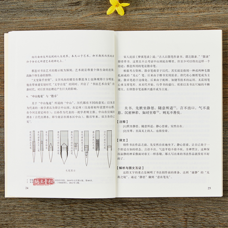 [正版]汉 蔡邕 笔论 九势 解析与图文互证 中国历代书法理论研究丛书 汉字书法理论书籍毛笔书法发展史书法书籍读物 中高清大图