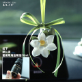 荷花汽车挂件车载香薰内饰莲花扩香石新车好运连连礼物后视镜香 好事莲莲（车挂）送鼠尾海盐精