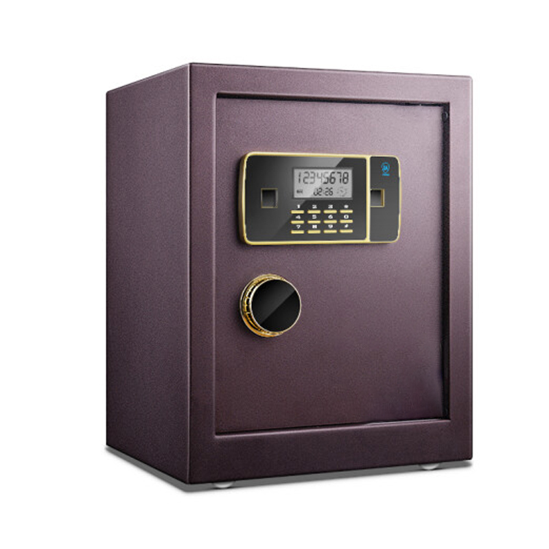 逐鹿中原电子密码办公保险柜入墙隐藏式ay400全钢防盗震动报警安全箱