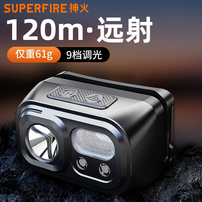 神火 头灯 HL23-N 9档可调 1个高清大图