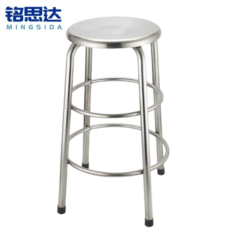 铭思达不锈钢圆凳70cm把