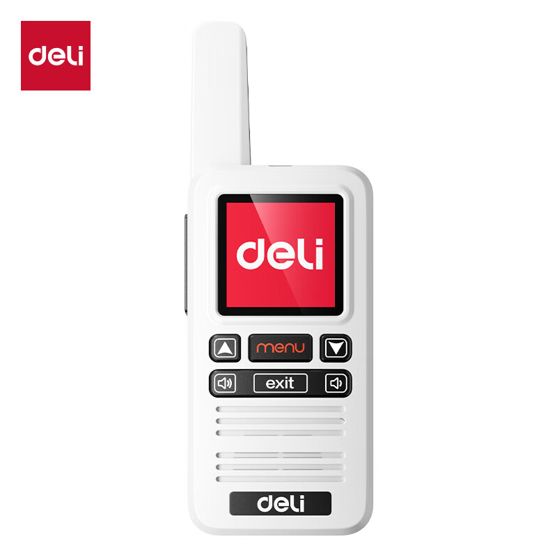 得力(deli)DLS316公网对讲机5000公里 全国通话插卡免续费全网通物业酒店户外滑雪318车队自驾游物流手台 白高清大图