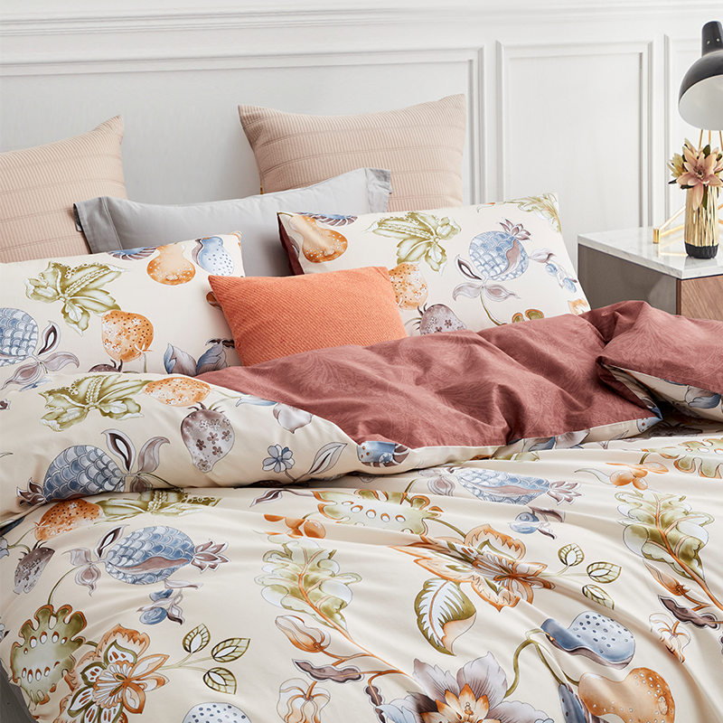 梦洁家纺 200*230cm纯棉床品四件套(香缇娜)