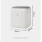 小鸭牌WB10507HT迷你内衣洗衣机全自动0.5kg白色40dB智能变频顶开支持中途添加衣物