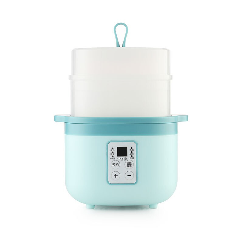 乐扣乐扣(Lock&Lock) EJP517BLU 电炖盅 800mL PP+陶瓷 20.5×18×24cm单台装