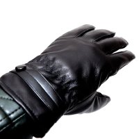 优唯美 加绒保暖防风加厚羊皮皮手套