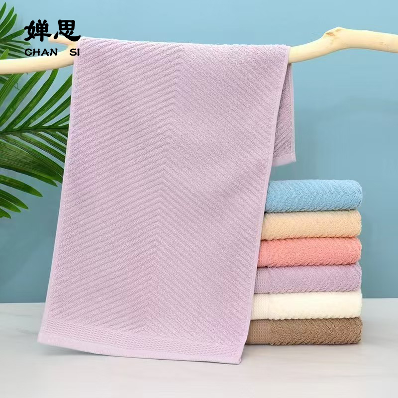 婵思 CQC0250262 罗马假日毛巾34*80cm/140g 秋黄色 毛巾高清大图