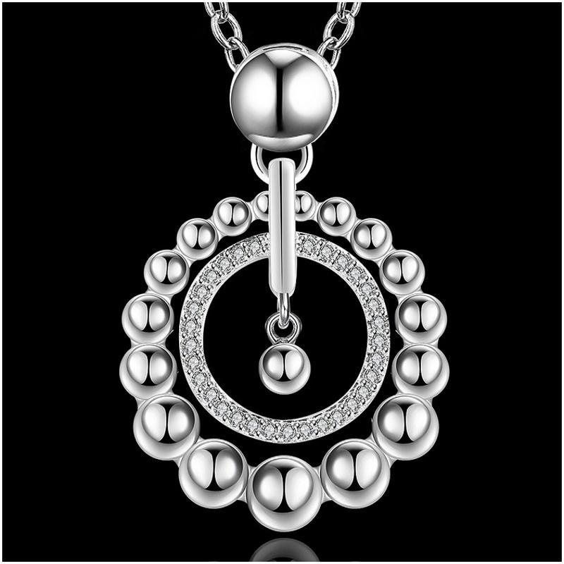 N693 Women Silver Necklace 镀925纯银女项链日韩版锁骨链潮人送女朋友七夕情人节礼物