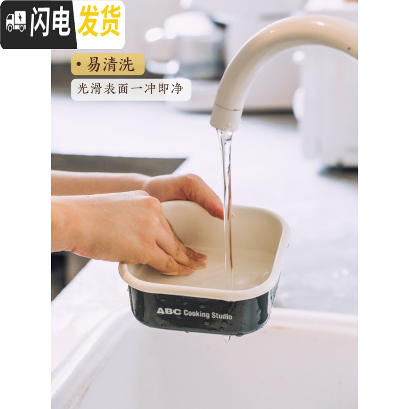 三维工匠珐琅 日式风保鲜盒 加厚搪瓷便当盒密封盒厨房冰箱收纳盒 600碗形高清大图