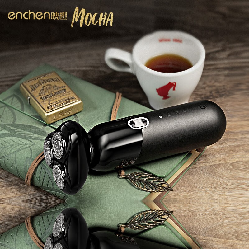 映趣摩卡剃须刀标准版Mocha s磨砂黑高清大图