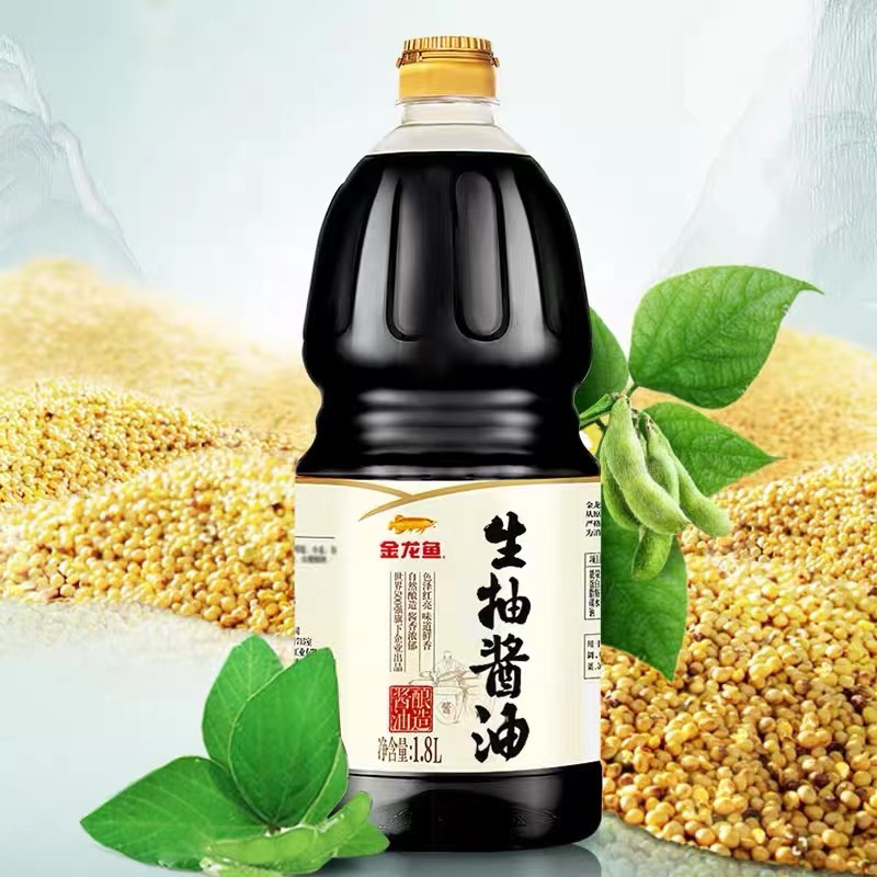 金龙鱼生抽1.8L 酱油 大桶装