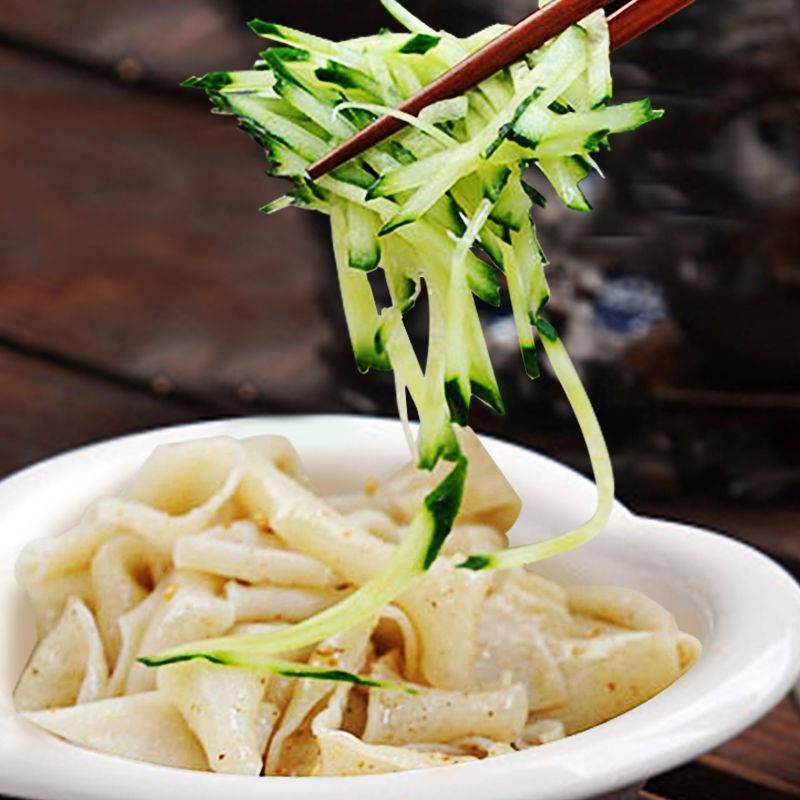 5斤装 免煮干凉皮 干面皮方便速食农家自制 特产 箱装5斤凉皮(无调料)