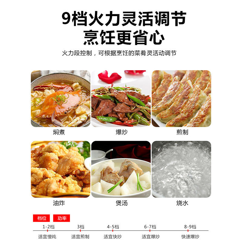 友田YOUTIAN商用电磁炉3500w大功率台式凹面电磁灶商业电炒炉快速炉餐饮店灶台