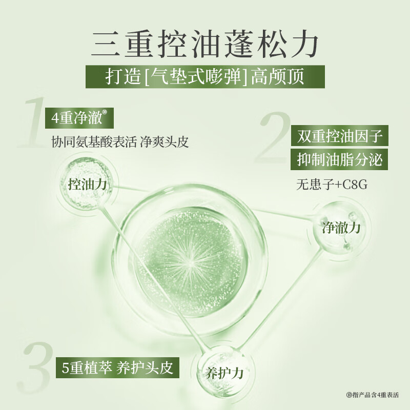 滋源无患子控油轻盈洗头水200ml/瓶高清大图