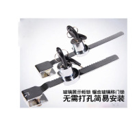 AN 锯齿锁玻璃推拉柜门锁展示柜文件柜玻璃柜台锁移门锁橱窗锁锯牙锁