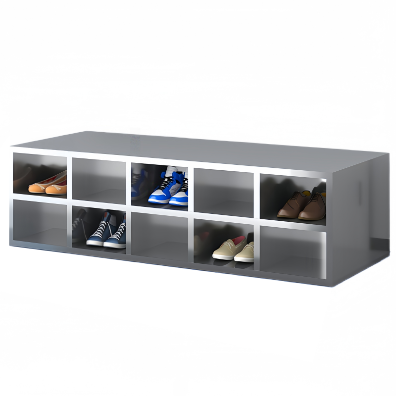 铭思达不锈钢鞋柜双面20格个高清大图