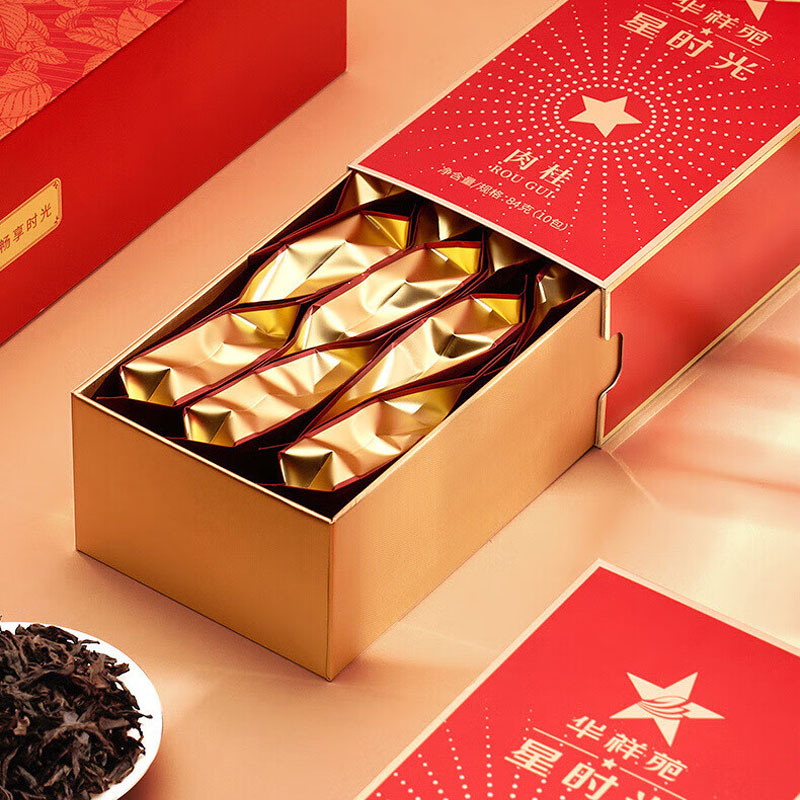 华祥苑(EMPEREUR) 肉桂星时光武夷山岩茶乌龙茶 250g (共30包)高清大图